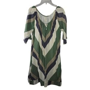 Mirth 100% Cotton Relaxed Fit Multicolor Dress Size XS